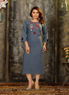 Renetta By Dee Cee A Line Long Kurtis Catalog